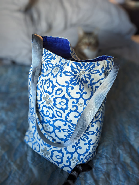 Beautiful & Bold Blue Tote