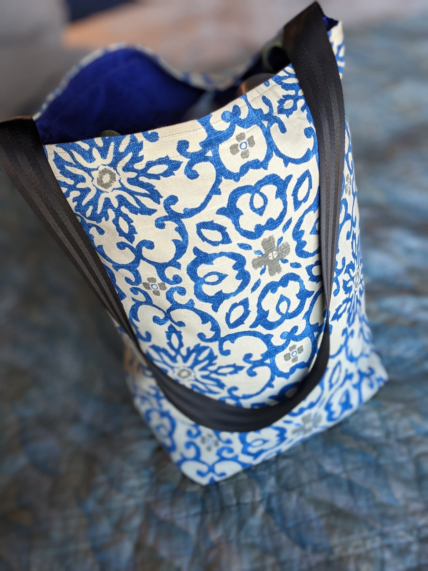 Beautiful & Bold Blue Tote